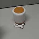 OORUN Touch Bedside Table Lamp,13 RGB Colors & 5 Brightness, USB Rechargeable Desk Lamp, Remote Control Dimmable Night Light with RGB Color Changing,Portable Lamp for Baby, Bedroom, Living Room (Amber pattern)