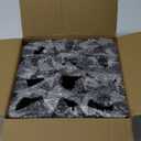 Solar Fence Lights, 12 Pack Waterproof Solar Lights Outdoor, Outdoor Solar Lights for Fence Garden Yard Step Deck Stairs (Black)