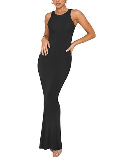 REORIA Long Black Dress Size S