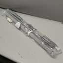 LazBlinds No Drill Blinds for Indoor Windows, Cordless 1" Vinyl Mini Blinds, Privacy S-Curve Blinds for Windows, Room Darkening Horizontal Window Blinds and Shades for Home, 34 1/2" W x 64" H, Grey