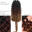 12Inch 2X Ringlet Wand Curl Crochet Hair 60 Strands Pre Looped Jamaican Bounce Crochet Hair Extensions Crochet Braiding Hair (12Inch (Pack of 3), T1/30/27)