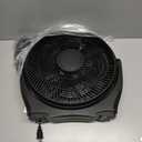 Simple Deluxe 14 Inch 3-Speed Plastic Floor Fans Quiet for Home Commercial, Residential, and Greenhouse Use, Outdoor/Indoor, Black