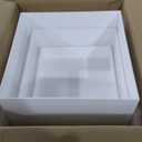 PecMuikee Buffet Risers, Food Risers for Buffet Table, Display Stand Shelf for Catering Dessert Collectibles Jewelry Figures Show, Acrylic Cube Display Nesting Risers with Hollow Bottoms 6PCS 8"9"10"