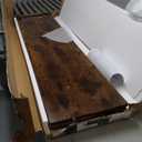 Adjustable Full Size Headboard with Outlets, USB Ports,Type-C LED Lights, and Storage, Rustic Brown, Sturdy Bed Frame Headboard for Enhanced Comfort and Functionality, Full Size