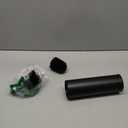 BGL Stainless Steel Toilet Brush with Holder, 2 Black Bristle Heads