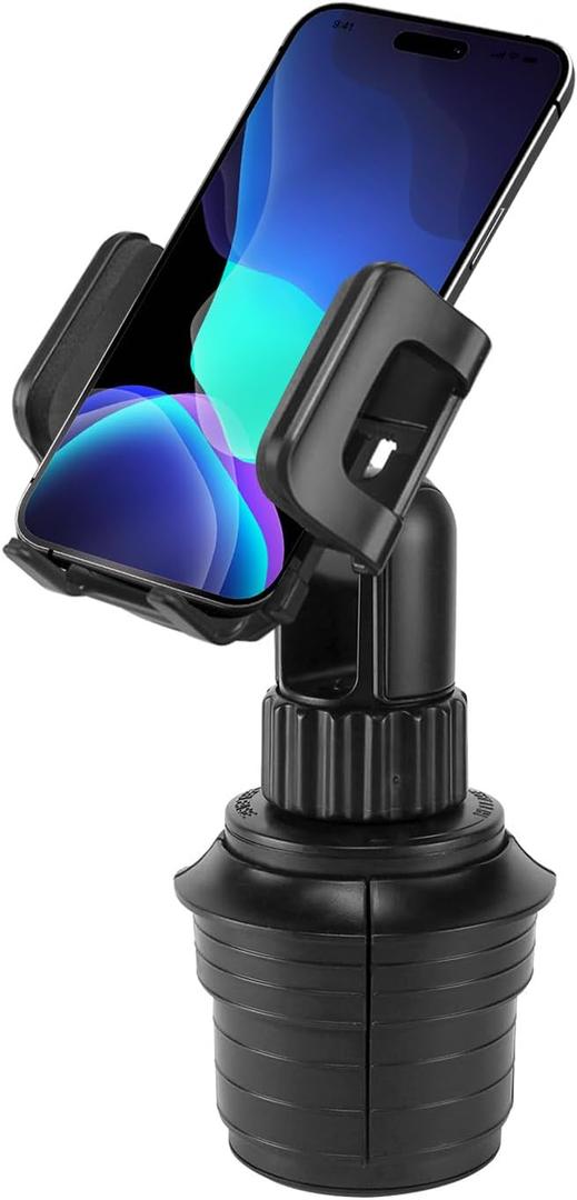 Cellet Car Phone Holder Mount, Car Cup Phone Holder Mount, Compatible with Apple iPhones, Samsung Galaxy, Motorola Moto Google Pixel Smartphones (Fits for Tesla Model 3 Y S X) 6.5-Inch