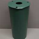 Perky-Pet 341 Metal Pole Squirrel Baffler, Green, 7.1"L x 7.07"W x 14.6"H