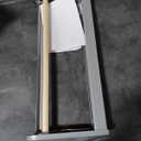 Kenley Butcher Paper Dispenser - Large Holder and Cutter for Wrapping Butcher Craft Freezer Paper Roll 18 Inch - Wall Mount or Tabletop - Carbon Steel Non-Slip Cutter with Serrated Blade - Easy to Use