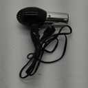 Conair Hair Dryer, 1875W Full-Size Hair Dryer with Ionic Conditioning, Blow Dryer, Tourmaline Ceramic Technology for Quick Drying, Black/Chrome