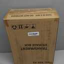 Acrylic Display Case 3 Pack Acrylic Box with Magnetic Door Clear Plastic Stackable Storage Bins with Lids Large , Figures Collectibles Display Bag Organizer, SANKEU