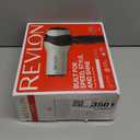REVLON Turbo Hair Dryer | 1875 Watts of Maximum Shine, Fast Dry (Silver) (4.05x11.15x9.25 Inch (Pack of 1), Grey)