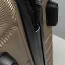 Coolife Carry On Luggage Airline Approved with Spinner Wheels, Hard Shell Suitcase TSA Lock Lightweight Travel Luggage 20-inch,Brown