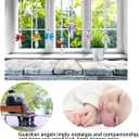 QFkris 7pcs Rainbow Guardian Angel Suncatcher for Home/Car Decoration & Porch Decor & Hangings Crystal Glass Ornament for Mom Women