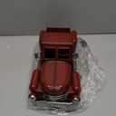 Vintage Red Truck Christmas Decor,Farmhouse Metal Trucks Planter, Decorative Americana Tabletop Storage,Patriotic Table Centerpiece Decorations