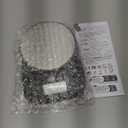 NUTRI FIT Digital Food Scale Small Kitchen Scales Weight in Grams and OZ for Cooking Baking Weight Loss, Stainless Steel Tare & Backlit LCD Display, Black