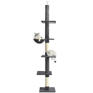 Cat Craft Floor-to-Ceiling Cat Tree, 5 Tiers, Small Cats