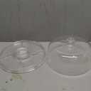 Cake Stand with Dome Cover, 6-in-1 Multi-Purpose Use, Cake Stand with Lid, Serving Platter, Punch Bowl, Desert Platter and More, BPA Free