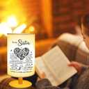 Sisters Gifts from Sister, to Sister Fabric Table Lamp, Sister Valentines Day Birthday Gifts for Sister, Bedside Table Lamp Gifts for Sisters from Sisters Adult