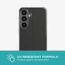 Tech21 Evo Clear case for Samsung Galaxy S24+ - Transparent Anti-Yellowing case - Clear