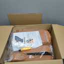 NOKINS Golf Cart Seat Covers for Club Car DS 2000.5-Up, Vinyl Front&Rear Seat Cover with Flip-Up Armrests kit, with Cup Holder, for 1" Square Tube (All Brown)