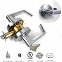 Entry/Entrance Keyed Function Commercial Heavy Duty Cylindrical Handle Lock, Commercial Door Handle, Heavy-Duty Door Lock,ANSI Grade-2,UL 3 Hour Fire Rated, ADA Compliant. (Entrance)