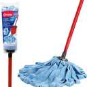 O-Cedar Microfiber Cloth Wet Mop,Blue/Red (Microfiber Mop)