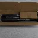 Curtain Rods for Windows 48 to 84 Inch(4-7 Feet),Black 1'' Diameter Drapery Rods with End Cap Style Design,Modern Adjustable Heavy Duty Curtain Rod,Size:36''-88''