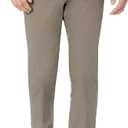 Amazon Essentials Men's Slim-Fit Wrinkle-Resistant Flat-Front Chino Pant (35W x 28L, Dark Brown)
