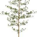 Artificial Black Olive Tree 6FT Indoor Outdoor Decor Faux Plants - Real Wood Trunk Fake Tree with Green UV Resistant Leaves - Tall Floor Plant for Modern Home Office Living Room Decoration