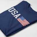 Country Flag T-Shirt | Patriotic Pride Tee for Men & Women (Blue, XXL)