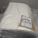 Wedge Pillow, 10 Inch Bed Wedge Pillow for Headboard, Pillow Wedge for Acid Reflux Relief, After Surgery, SleepingBack Pain Relief, Memory Foam Top, LightGrey