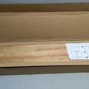 36" Rustic Elm Wood Floating Shelves, 8 Inch Deep Wall Shelves for Home Decor, Wall Mounted Floating Shelf with Invisible Bracket, Heavy-Duty Storage & Display Shelf for Living Room, Kitchen, Set of 2