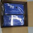 712 712XL Black Ink Cartridge Replacement for 3ED71A Ink 712 712XL Compatible for DesignJet T210 T230 T630 T650 Printers(2BK-80ML,2-Pack)