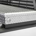 RealTruck BACKRACK Hardware Kit for use w/ 21" Toolbox, Black, No Drill | 30221TB | Fits 2017-2025 Ford F-250/F-350 Aluminum Body