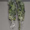 22" Eucalyptus Wreaths for Front Door 2 PCS Greenery Teardrop Swag Spring Summer Wreath with Eucalyptus Olives Leaves Mixed Berry for Farmhouse Home Porch Wall Window Festival Wedding Decor