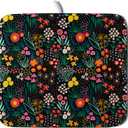 Giwawa Colorful Flowers Dish Drying Mat - Spring Floral Microfiber Drying Pad 16 x 18 Inch Leaves Dish Mat Reversible Dish Drainer Mats Countertops Protector Pad, Spring Flowers, (DrymatWildflower)