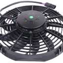 12V 10'' Radiator Fan 10 Blades VA11-AP7/C-57A 78-1535 78-1185 Compatible with Spal 30100435 Thermo King Tri-Pac APU 78-1375