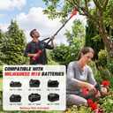 2-In-1 Electric Pruning Shears for Milwaukee M18 Battery, 1.6" Cutting Diameter Cordless Pole Pruners 18v - Brushless Motor, 4 Modes Electric Pruning Shears for Gardening & Tree Trimmer (No Battery)