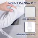 VALUXE 3 Inch Gel Memory Foam Mattress Topper King Size High Density Cooling Pad Pressure Relief Bed Topper (with Removable & Bamboo Cover)