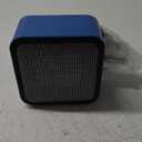 Amazon Basics Ceramic Space Heater, Mini Heater for Office Desk, Portable Tent Heater for Camping (Indoor Use), 500 W, With Tip-Over Protection, Lightweight (1.4 LBS), Blue, 5.9 x 3.2 x 6 inches