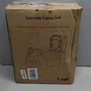 Primlect Potty Training Seat, 2-in-1 Toddler Toilet Seat with Step Stool, Ultra-Stable Potty Chair Attachment, Adjustable Seat and Step Ladder, Non-Slip Design, Splash Guard for Boys and Girls(Grey) (Gray)