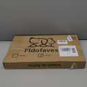 Fldofaves Dog Gate - 18"-45" Adjustable Extra Wide Metal Baby Gate to Step Over, 10" Tall Small Pet Gate with 3 Extension Kits, Pressure Mounted for Doorways & Stairs (White)