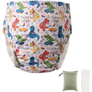 Leak-Proof Cover with Diaper Insert,Underwear for Incontinence with Storage Bag,Breathable Layer,Snap Closure,Reusable&Washable,Protection for Special Needs Bariatric Patients Or Bedwetting