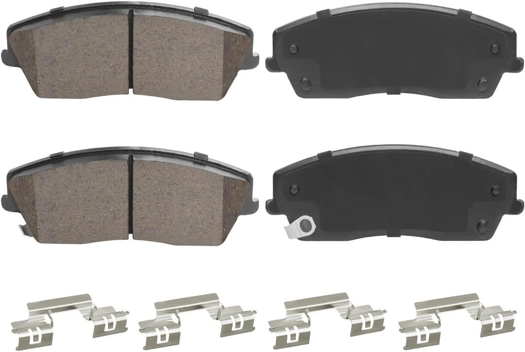 D1056 Front Ceramic Brake Pads for Chrysler 300 2005-2019, for Dodge Challenger 2009-2019, for Dodge Charger 2006-2019, for Dodge Magnum 2005-2008