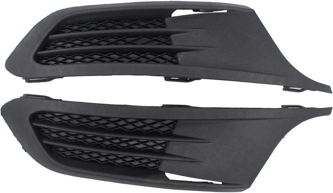 NewYall Set of 2 Left Driver and Right Passenger Side Front Bumper Grille Grill Fog Light Cover for VW Jetta 2011-2014