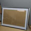 Homeforia 20x27 Black Picture Frame, High-End Metal, 16x24 Mat, Glass