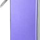 CD Case, Siveit DVD Case Holder 96 Capacity Hard Plastic CD DVD Disc Cases Storage Binder Wallet for Car Home Office Travel (Lavender)