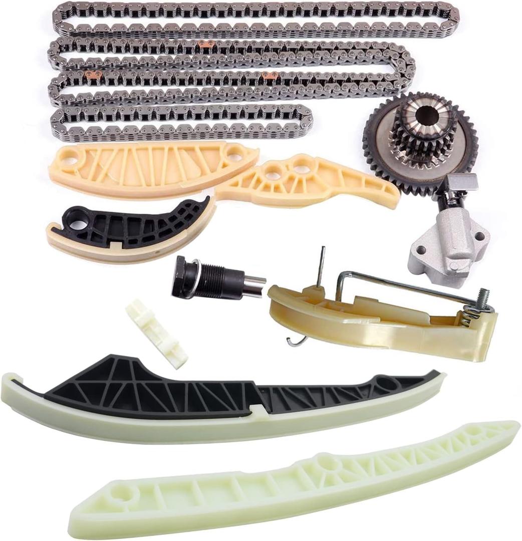 06H109469AD 06H109469T Engine Timing Chain Kit Fit 2009-2015 V-W Jetta T-iguan GTI Passat Beetle A-udi A4 A6 Q5 TT 2.0T