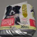 Paw Inspired 20ct Disposable Dog Diapers | Female Dog Diapers Ultra Protection | Diapers for Dogs in Heat, Excitable Urination, or Incontinence (Large)