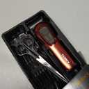 TCMKY Hair Clippers for Men Professional Clippers for Men Cordless&Corded Barber Clippers for Hair Cutting & Grooming. Rechargeable Hair Trimmer Kit for Household (Red)